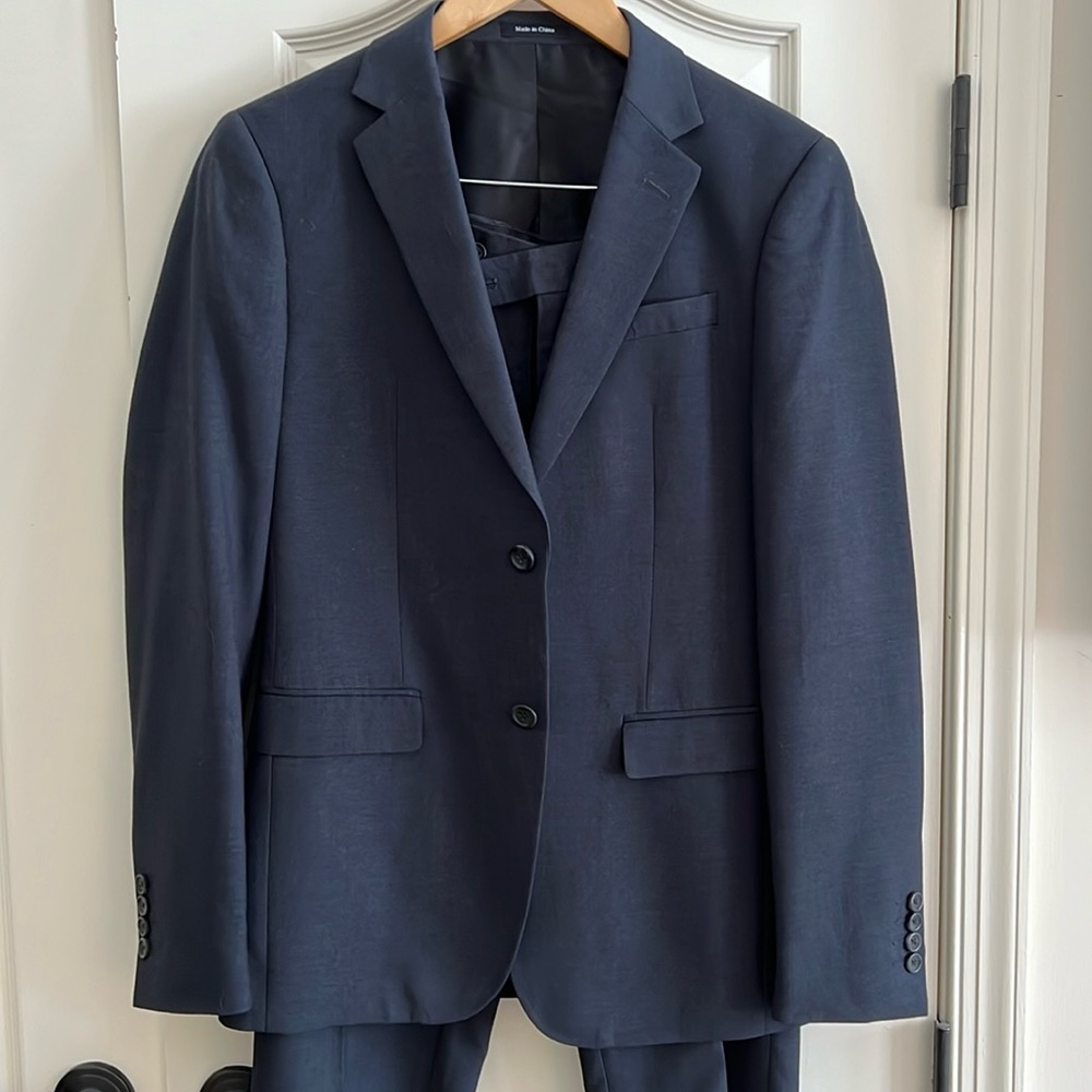 Men’s 2-Piece Suit - Navy Blue